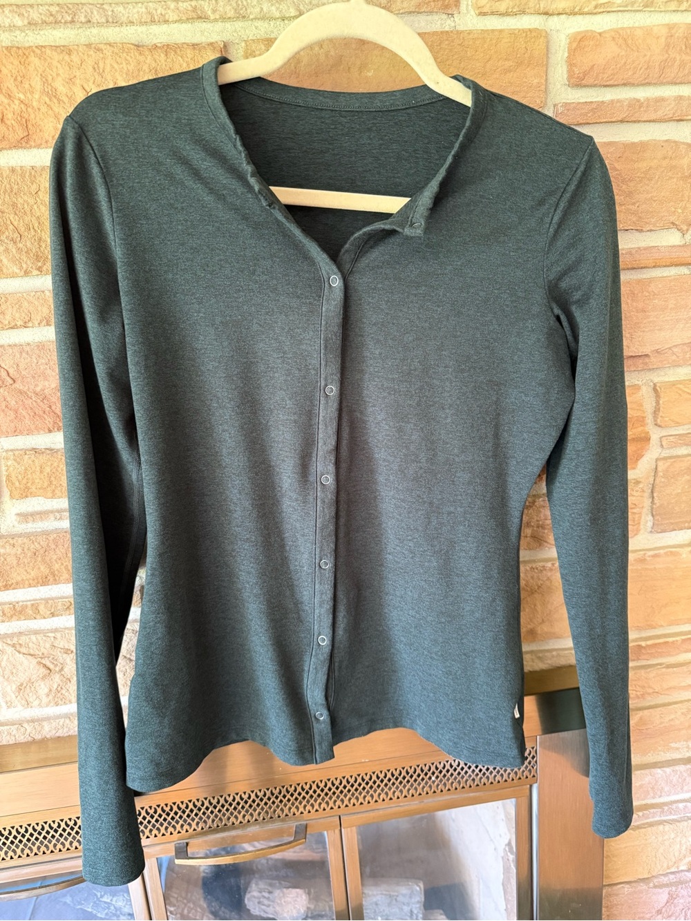 Vuori pose cardigan forest green M